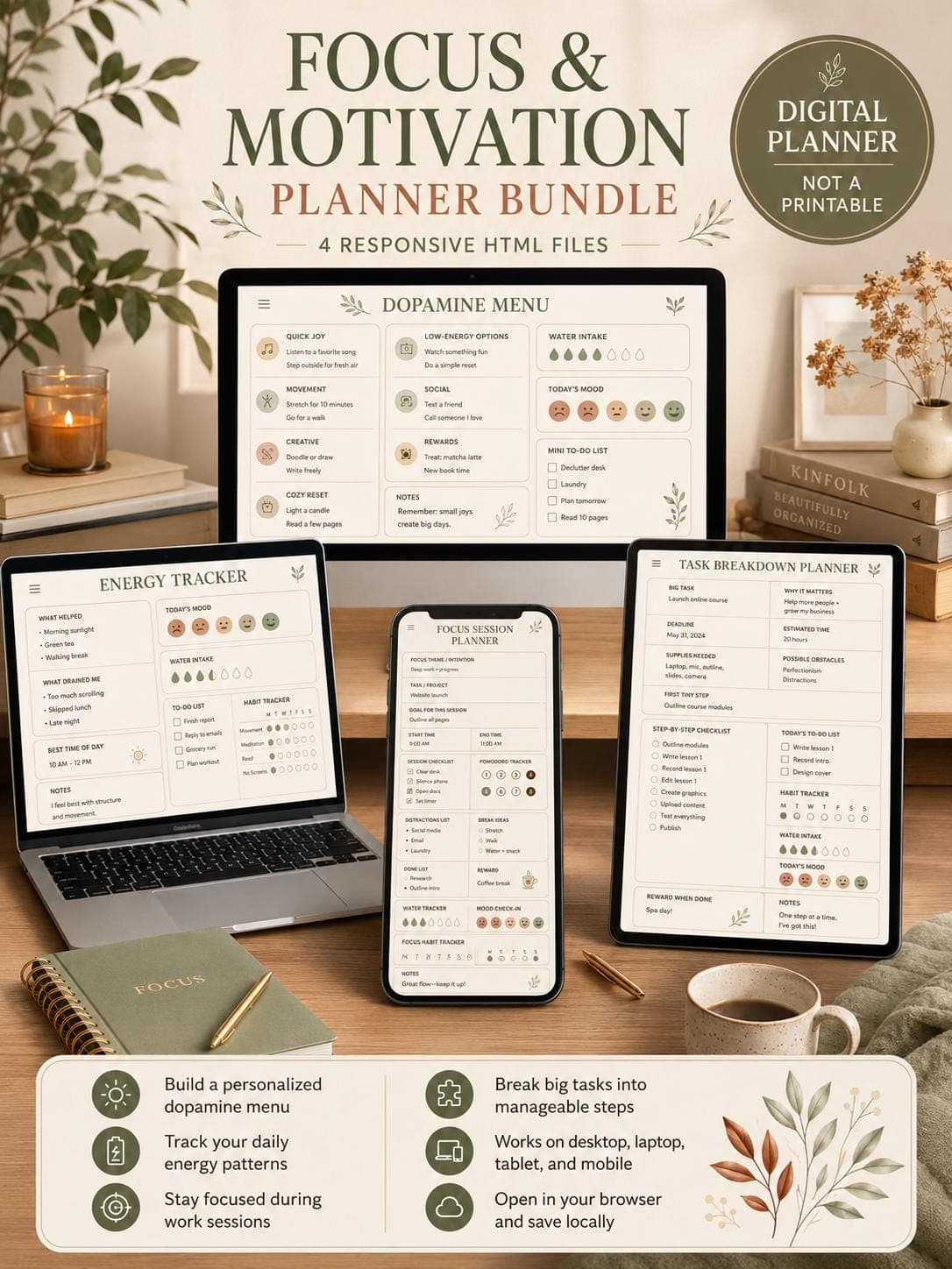 ADHD Productivity Planners