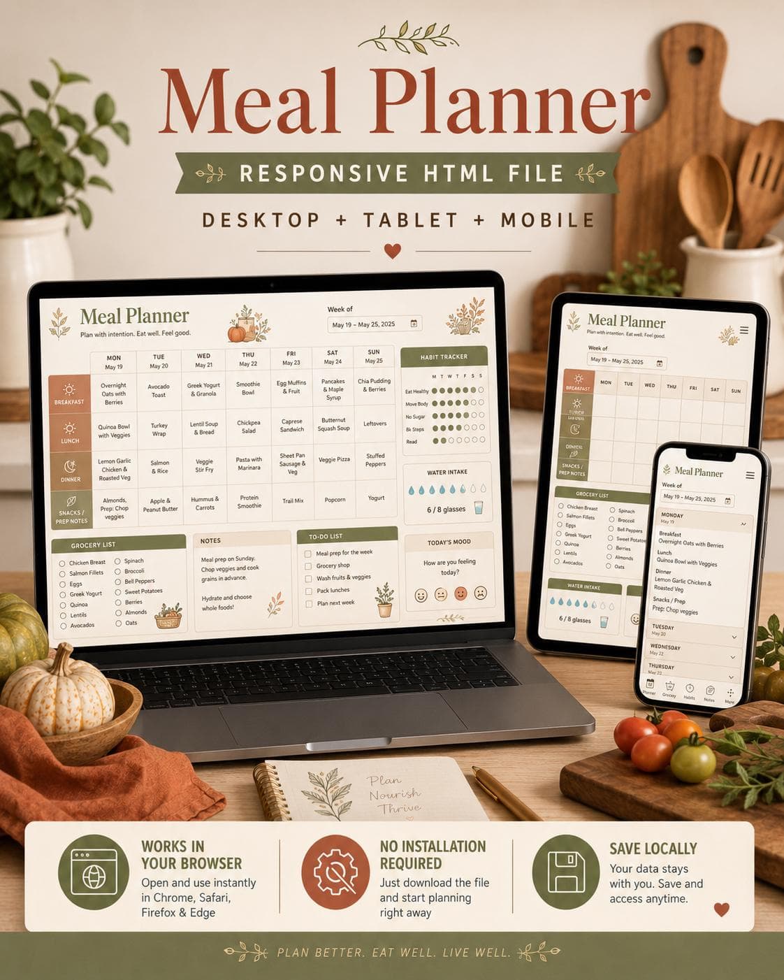 Autumn Meal Planner