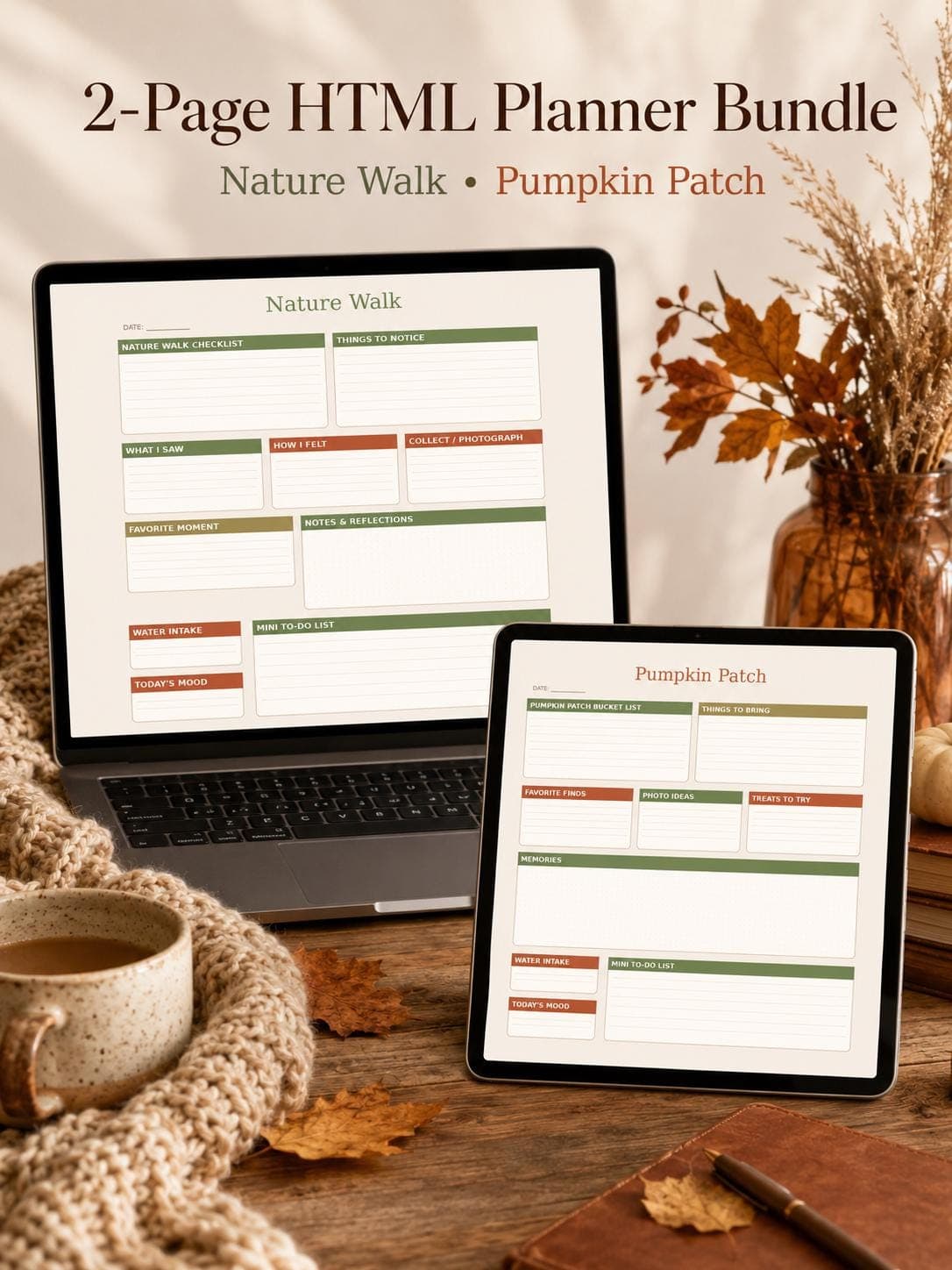 Autumn Nature Walk & Pumpkin Patch Bundle