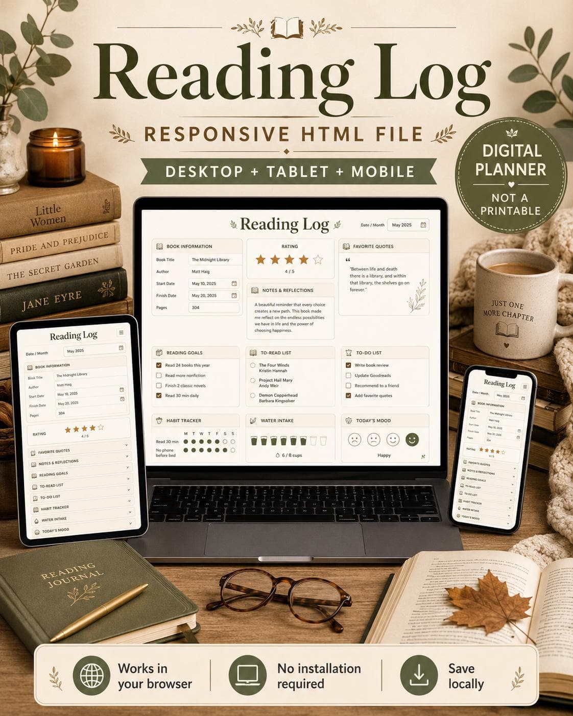 Autumn Reading Log