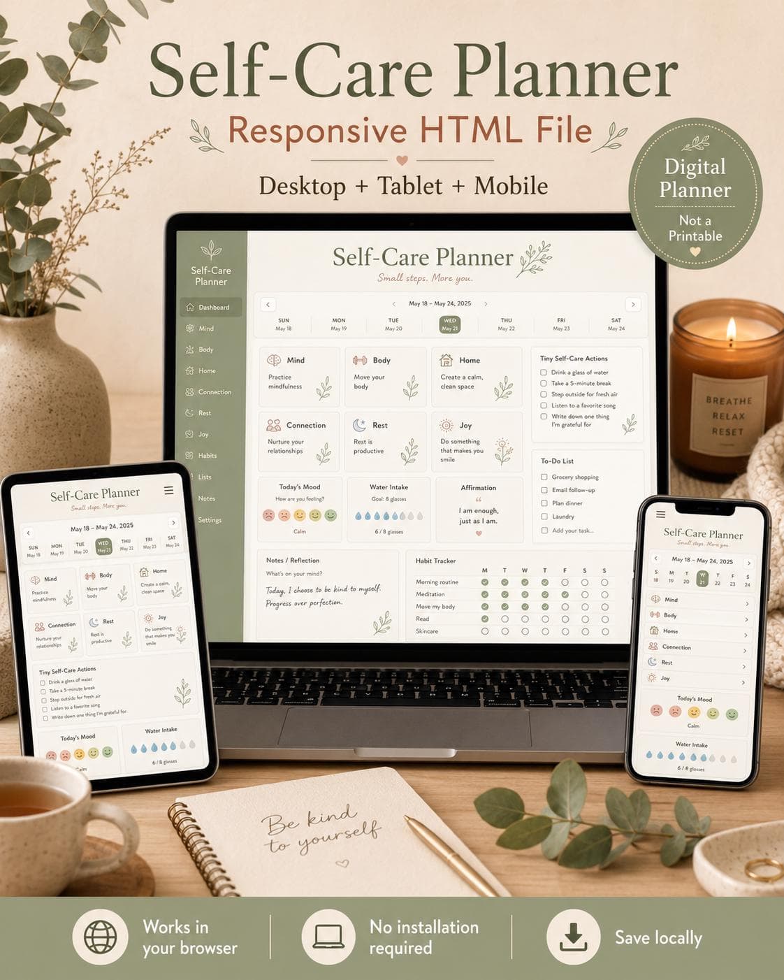 Autumn Self-Care Planner