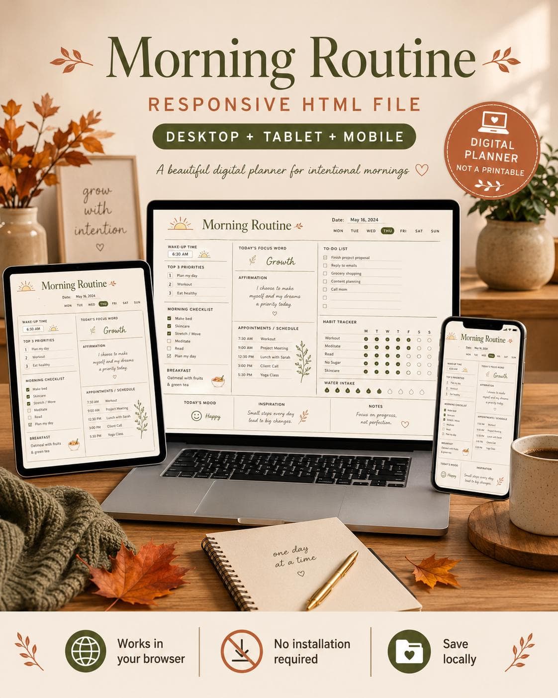 Morning Routine Planner — preview 1