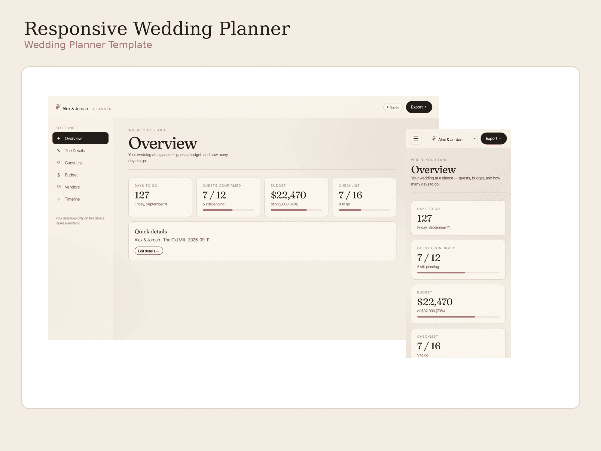 Wedding Planner